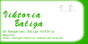 viktoria baliga business card